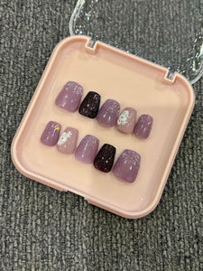 Lavender Rose Nail Set Size M/1