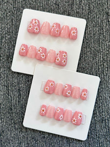 Pink Spring Mommy & Me Nail Set