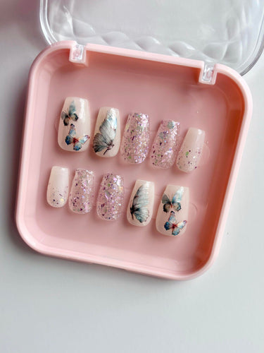Fairy Butterfly Press On Nail Set Size S/2