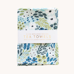 Waterfall Floral Tea Towels Pack of 2