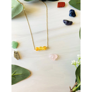 Citrine Fall Necklace
