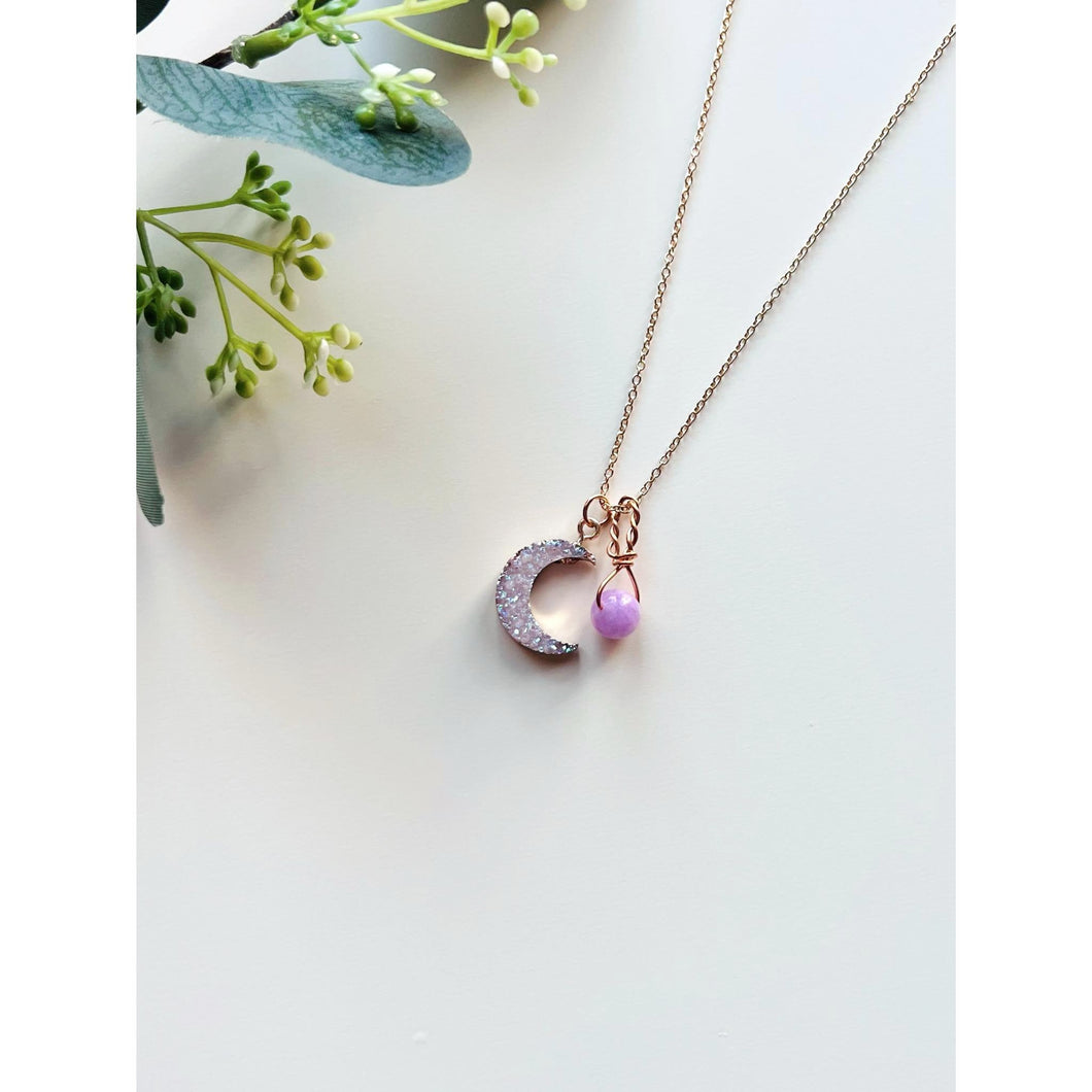 Luna Purple Quartz Necklace