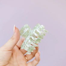 Green Speckle Hair Claw Clip