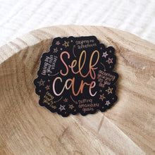 Self Care Sticker 2.8x2.6in